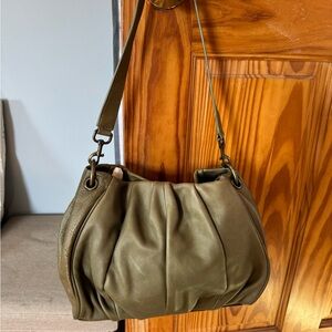 American Leather green leather hobo. Great used condition.